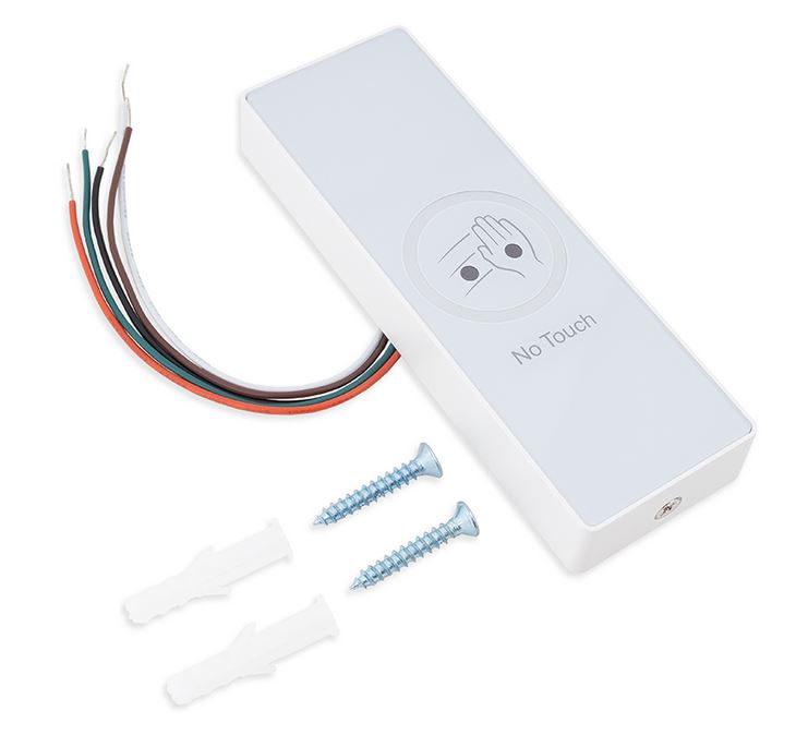 Közelítés érzékeny kapcsoló, IP66, NO/NC kimenet, fehér, CBUTTON-400-wh